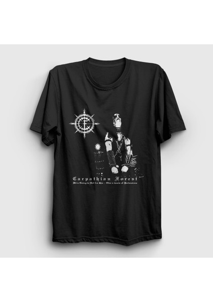 Unisex Siyah Hell For This Carpathian Forest T-Shirt