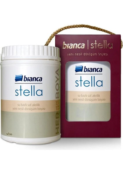 Stella Bianca Set - Siyah Boya (1 Litre), Beyaz Mermer Efekt Sprey, Maximo Solvent Bazlı Sıvı Cam fiyatları