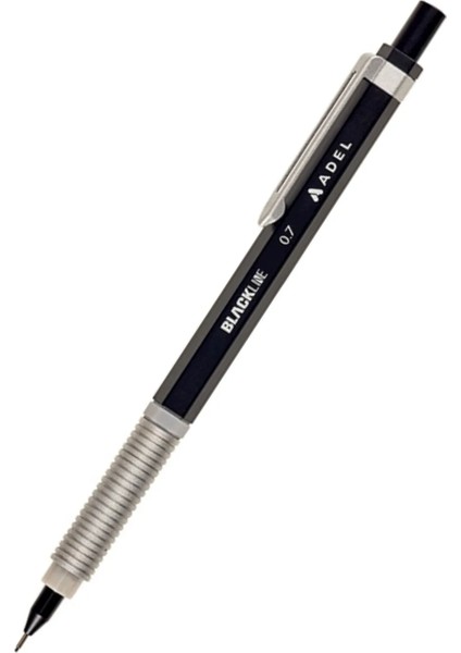 Blackline Metal Gövdeli Versatil Kalem 0.7 mm Gri-Siyah
