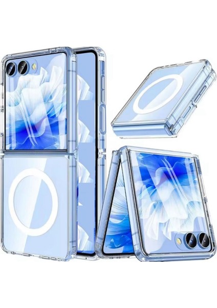 Samsung Galaxy Z Flip 7 Kılıf Embos Manyetik Şarj Özellikli Kapak fiyatları