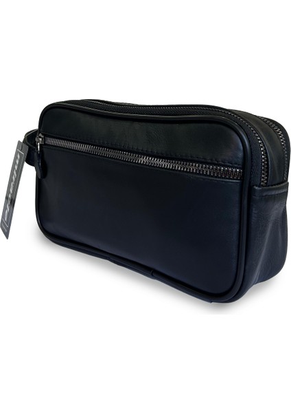 Erkek Siyah El ve Bileklik Kemerli Portföy El Çantası fiyatları