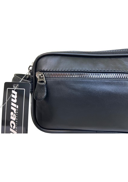 Erkek Siyah El ve Bileklik Kemerli Portföy El Çantası modelleri