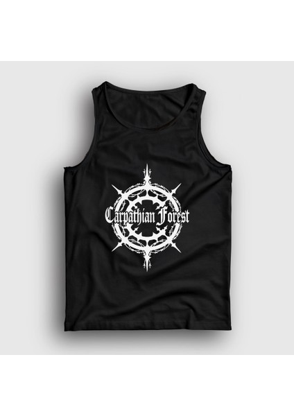 Unisex Siyah Logo Metal Carpathian Forest Atlet