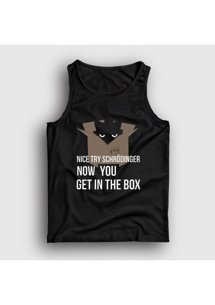 Unisex Siyah Nice Try Schrodinger Schrodingers Cat Kedili Atlet