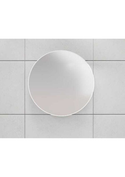 Oval Aynalı Banyo Dolabı