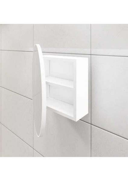 Oval Aynalı Banyo Dolabı modelleri