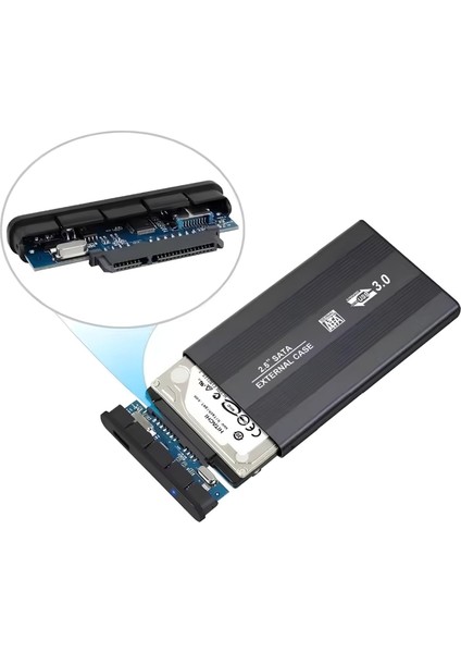 USB 3.0 Harici Harddisk Kutusu 💽 2.5″ HDD/SSD için Yüksek Hızlı Kutu