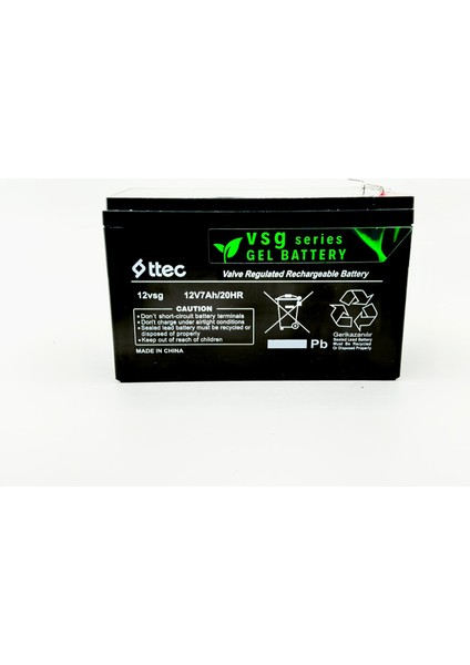 12V 7AH Jel Akü – Kompakt ve Güçlü