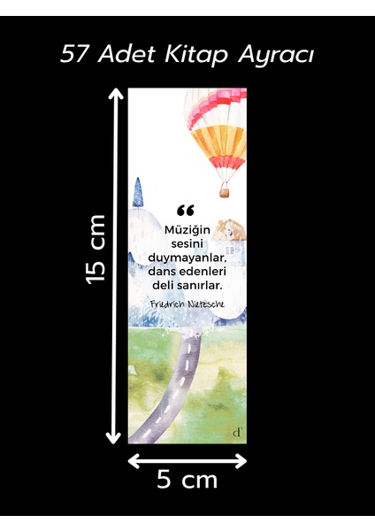 57'li Kitap Ayracı Seti - Özel Paket1 modelleri