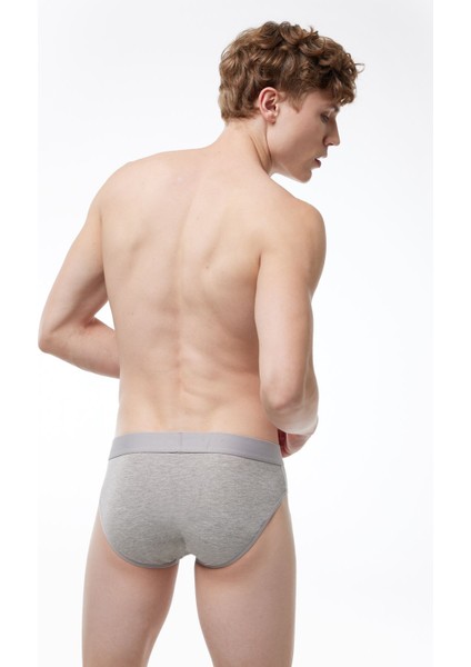 Erkek Gri Modal Slip Külot 080 modelleri