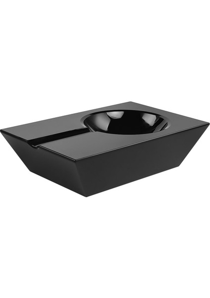 Cyrstal Ashtray Black