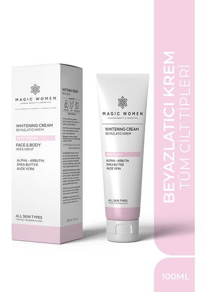 Cilt Beyazlatıcı ve Leke Karşıtı (Arbutin) Bakım Krem 100ML fiyatları