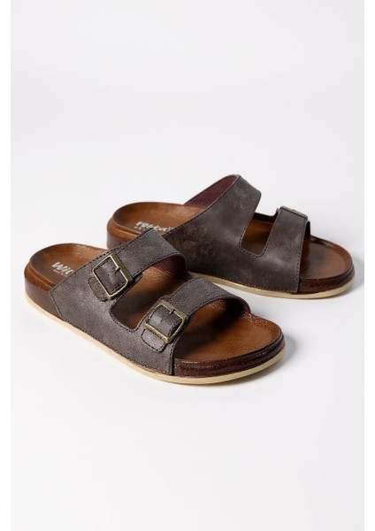 Wt 55201 Rahat Tabanlı Unisex Yazlık Günlük Hafif Tokalı Terlik