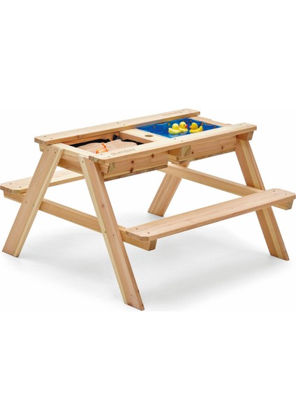 Ahşap Kum ve Su Piknik Masası