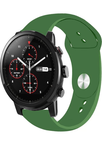 Amazfit Pace 2 Stratos Akıllı Saat Uyumlu Yumuşak Dokulu Silikon Kordon Kayış