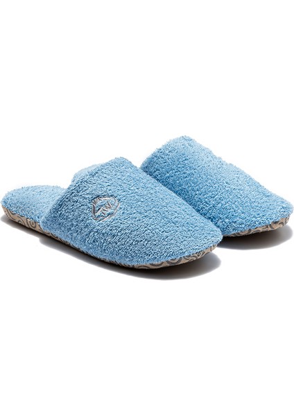 Havlu Kumaş Erkek Banyo Terliği Mavi 41/46
