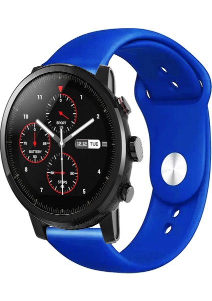 Amazfit Pace 2 Stratos Akıllı Saat Uyumlu Yumuşak Dokulu Silikon Kordon Kayış