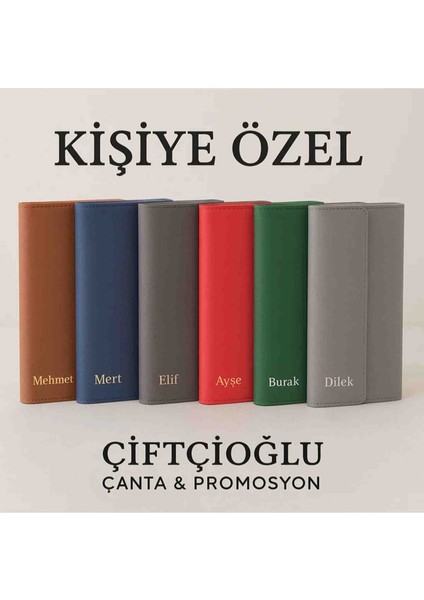 Kişiye Özel Isim Yazılı Notebook Mıknatıslı Kapak Tarihsiz Defter 16X21,5