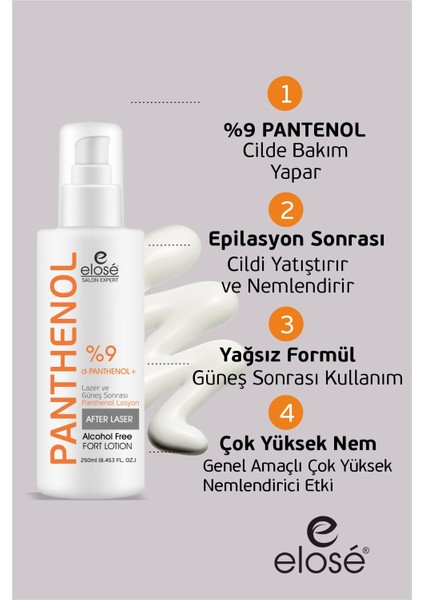 Lazer Epilasyon ve Güneş Sonrası Aloe Vera ve Vitamin E Içerikli Pantenol Bakım Losyonu 250 Ml. modelleri