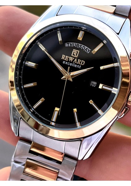 Çelik Kordon 5 Atm Suya Dayanıklı Takvimli Kadran 2 Yıl Garantili Erkek Kol Saati WE.147126.1 modelleri