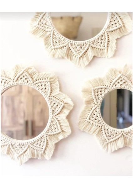 Handmade Bohem Makrome Ayna fırsatları