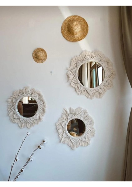 Handmade Bohem Makrome Ayna indirimleri