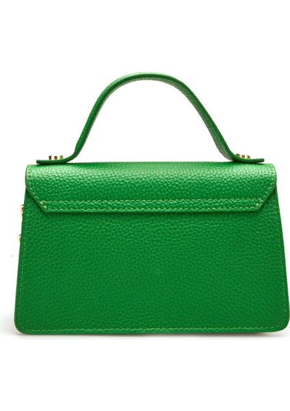 Deri Logolu Zincirli Çanta Yesil 12143966000 fırsatları