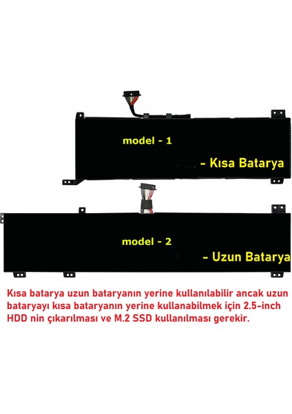 Lenovo Legion 5P-15IMH05 Type 82AY Uyumlu Batarya Pil Model-2 fiyatları