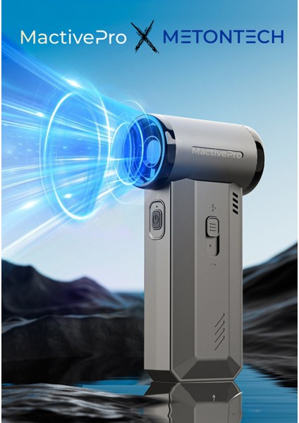 Violent Turbo Jet Fan | Taşınabilir Şarjlı Hava Üfleyici | (130000RPM) - Güçlü Vakum ve Üfleme - Ultra Hızlı Motor MactivePro F72 Violent Turbo Jet Fan Mini Vantilatör