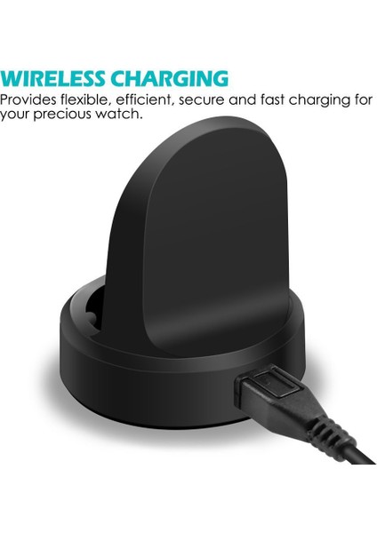 EP-YO805 Samsung Galaxy Watch 46MM SM-R800/42MM SM-R810 Akıllı Saat Kablosuz Şarj Cihazı Şarj Istasyonu ve Kablo (Yurt Dışından) indirimleri