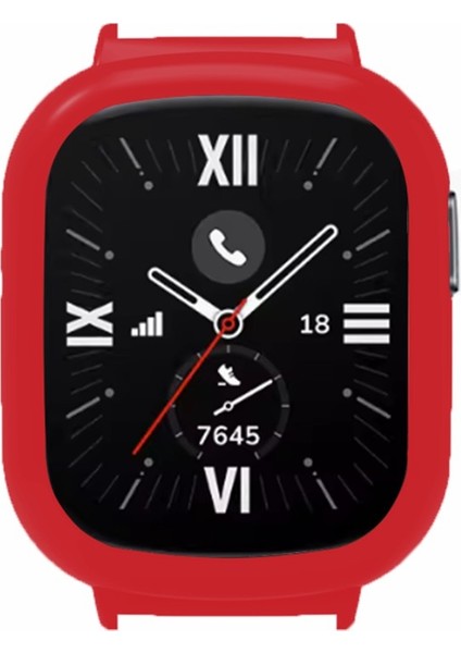 Honor Watch 4 Tampon Çerçeve Kılıfı Sert Pc Saat Koruyucu Kılıf 20MM Adaptör Bağlantılı - Kırmızı (Yurt Dışından) fiyatları