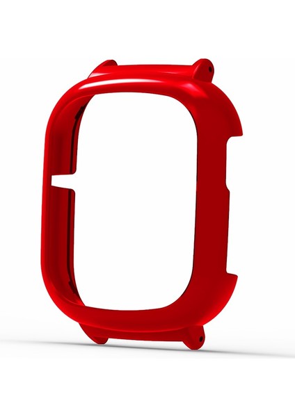 Honor Watch 4 Tampon Çerçeve Kılıfı Sert Pc Saat Koruyucu Kılıf 20MM Adaptör Bağlantılı - Kırmızı (Yurt Dışından) modelleri