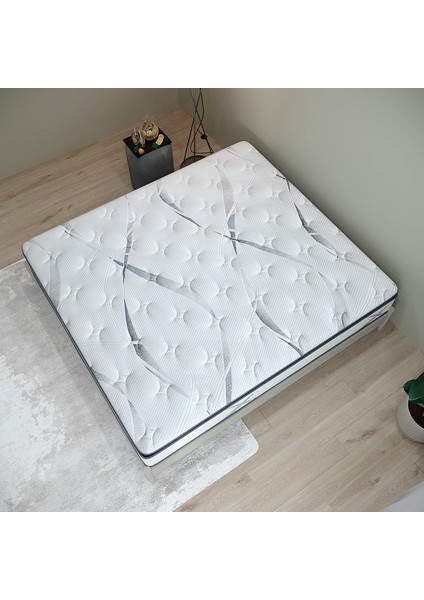 Aqualis Çift Kişilik Pedli Paket Yaylı Yatak 30 cm fiyatları