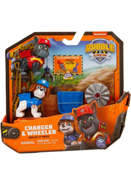 Rubble &amp; Crew Inşaat Ekibi Oyun Seti - Charger ve Wheeler fırsatları