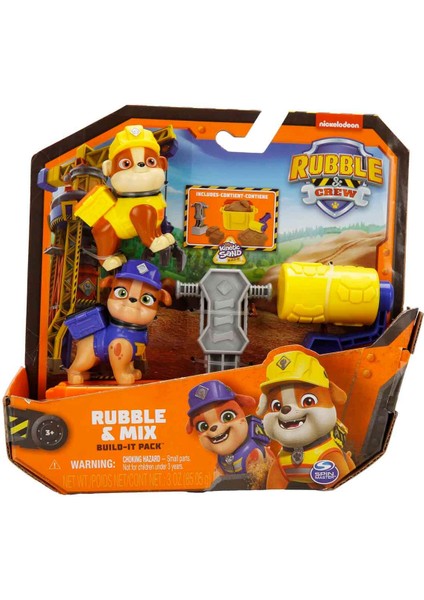 Rubble &amp; Crew Inşaat Ekibi Oyun Seti - Rubble ve Mix fırsatları