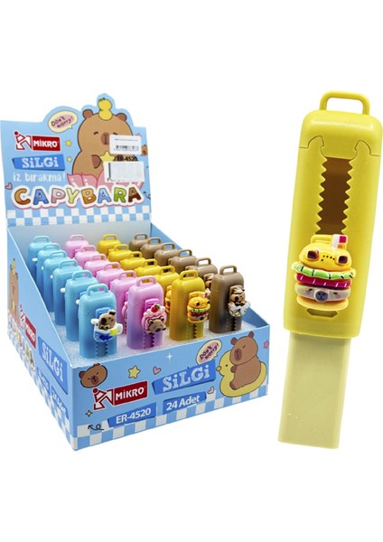 Capybara Sürgülü Silgi (ER-4520) 1 Adet indirimleri