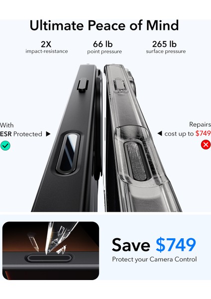 Iphone 16 Halolock Mag Safe Classic Hybrid Stantlı Silikon Kılıf - Kamera Kontrol Buton