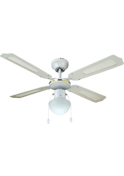PF42 Aydınlatmalı Tavan Vantilatörü Beyaz