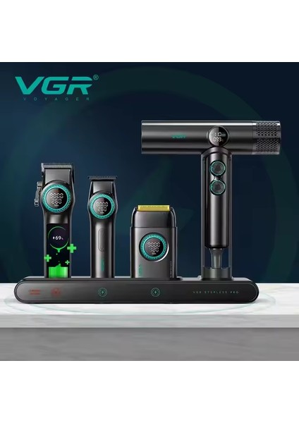 Profesyonel Saç Kesme Makinesi Yapışmaz Pro 4'ü 1 Arada V-001 & V-401 & V-37 modelleri