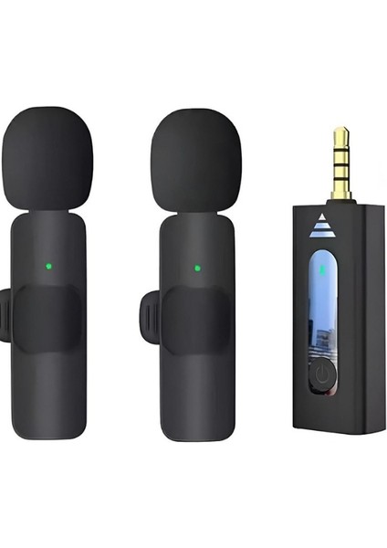 Jak Girişli Youtube Tiktok Yayın Kablosuz Yaka Mikrofonu Tek Mikrofon
