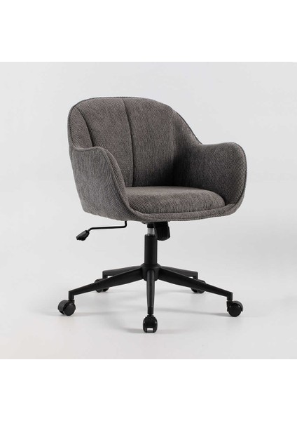 Milano Çalışma Koltuğu - Koyu Vizon 60X80-88X62 cm