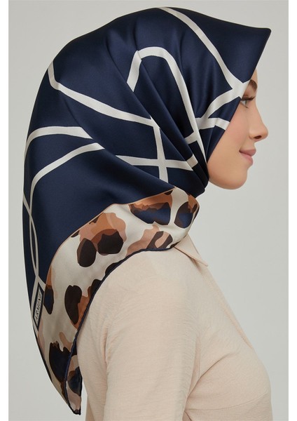 Dj Saf İpek Eşarp 8653D LACİVERT fiyatları