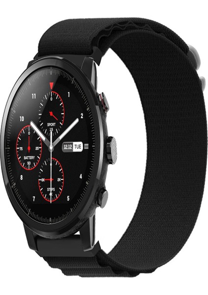 Amazfit Pace 2 Stratos Uyumlu Kordon Alpine Loop Döngü Spor Kayış