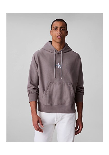 Erkek Gri Sweatshirt