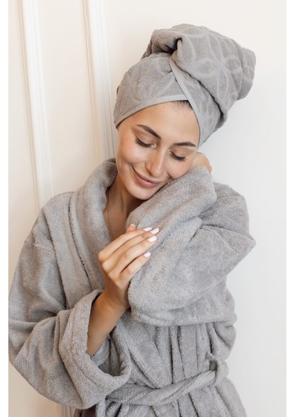 Bukle Bornoz, Şal Yaka Bornoz ,%100 Pamuklu Kadın / Erkek Unisex Bornoz