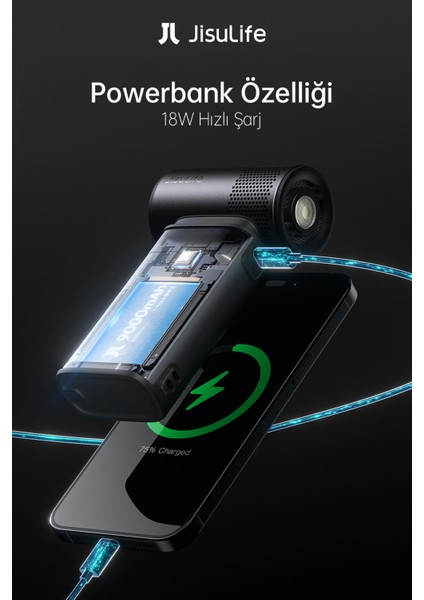 Handheld Fan Ultra 2 Güçlü El Fanı 9000MAH fırsatları