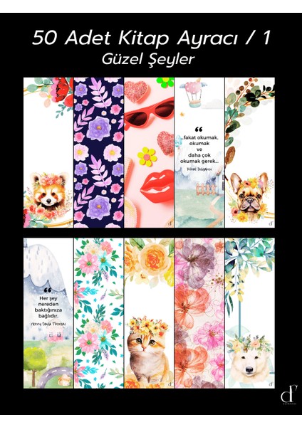 57'li Kitap Ayracı Seti - Özel Paket2 fırsatları