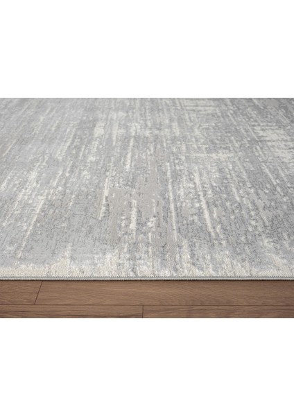 Loya LY008G Gri Halı Modern Desenli Antialerjik Pamuk Taban Salon Halısı Yatak Odası Koridor indirimleri