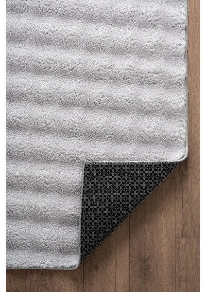 Bubble Grı Yıkanabilir Kaymaz Taban Bambu Yumuşak Dokulu Peluş Halı Mutfak Koridor Salon Halısı indirimleri