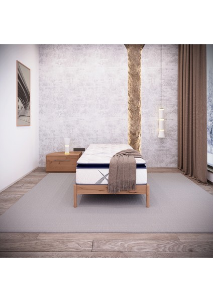 Aqualis Tek Kişilik Pedli Paket Yaylı Yatak 30 cm modelleri